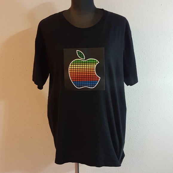Apple MAC Sound Activated Tshirt - Picture 1 of 5
